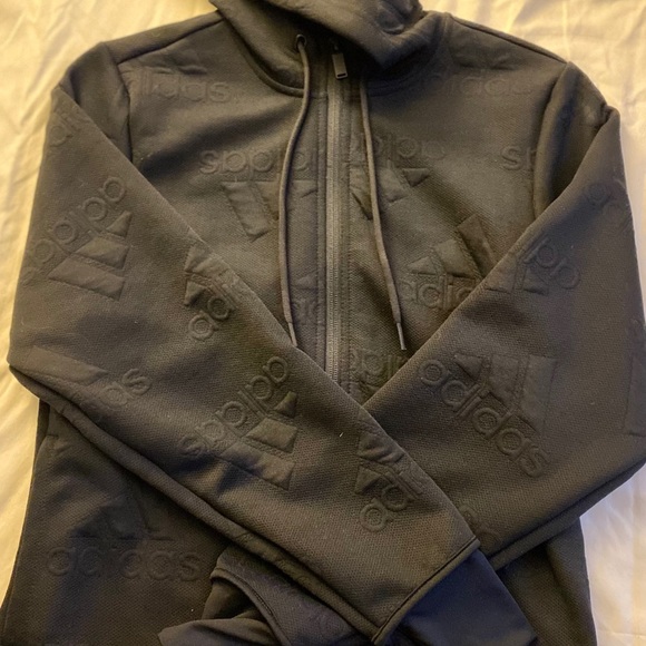 NWT BLK Adidas track jacket - Picture 2 of 7